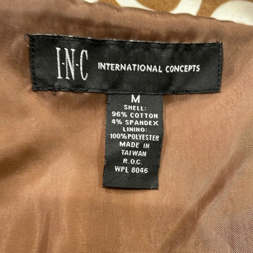 INC International Concepts Blazer Jacket. Size: M - Picture 6 of 9